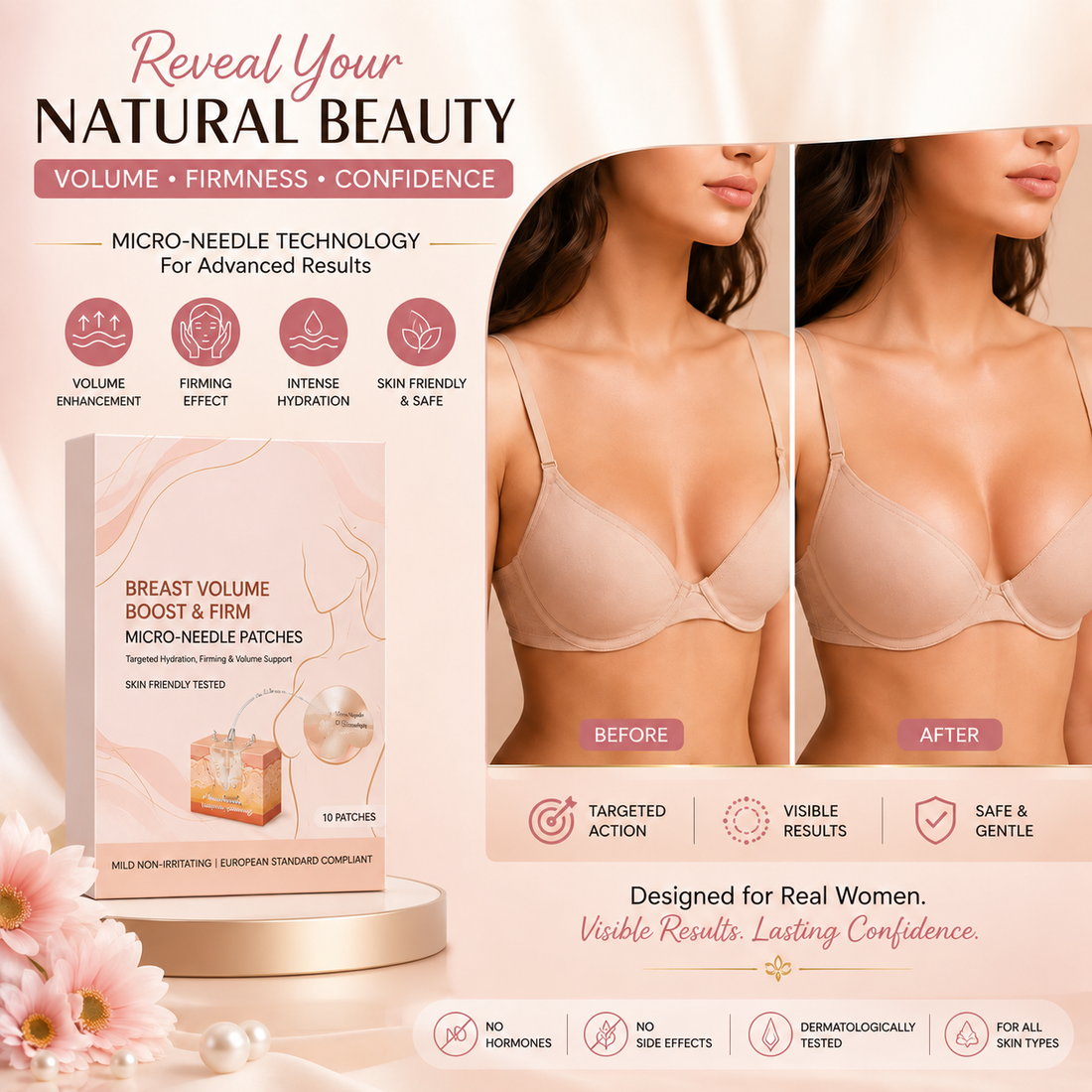 ✨HOT SELL 50% Off TODAY✨LIMITED OFFER 🔥Breast Enhance Microneedle Patch