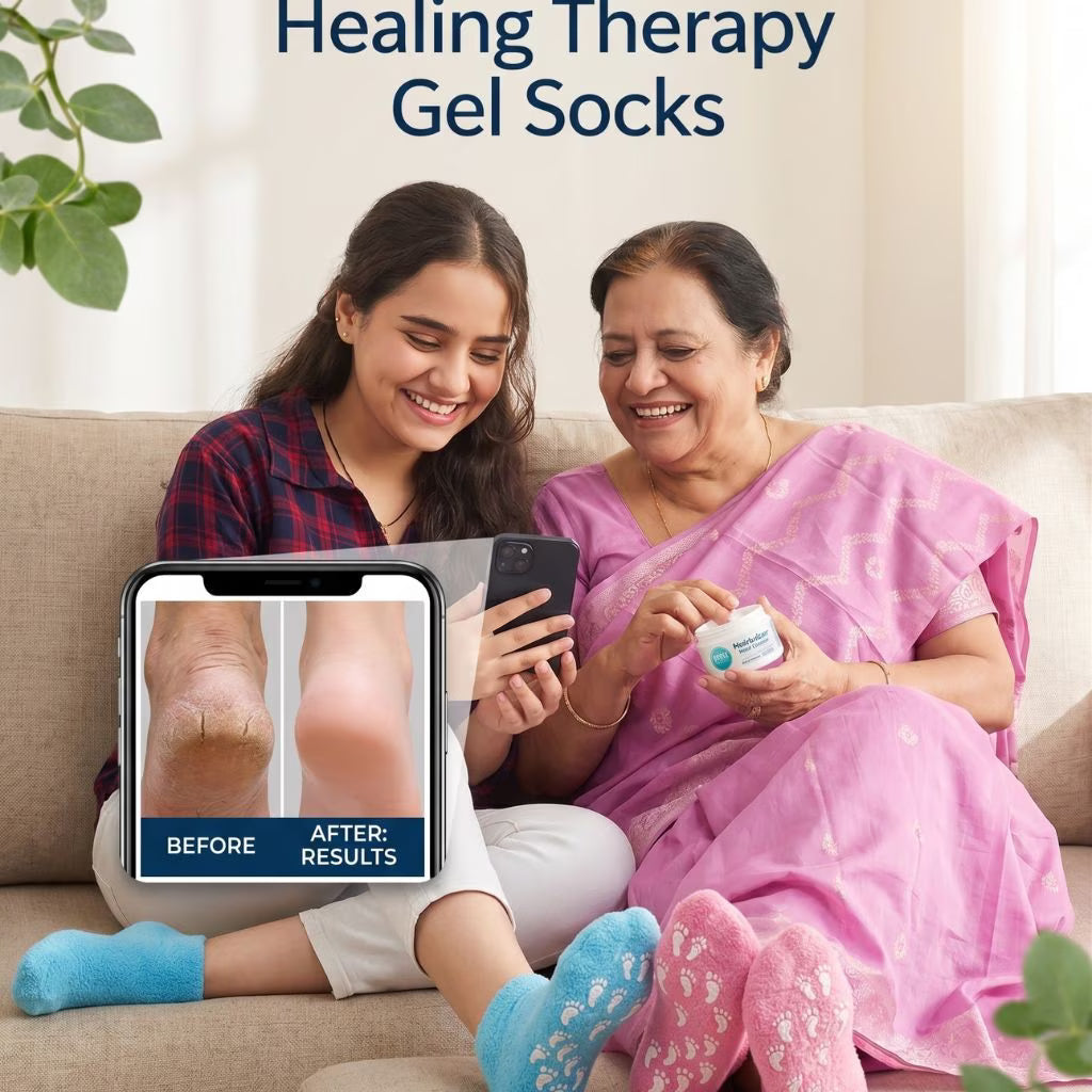 Healing Therapy Gel Socks✨ | Buy One Get One Free 🔥| Adjustable Size