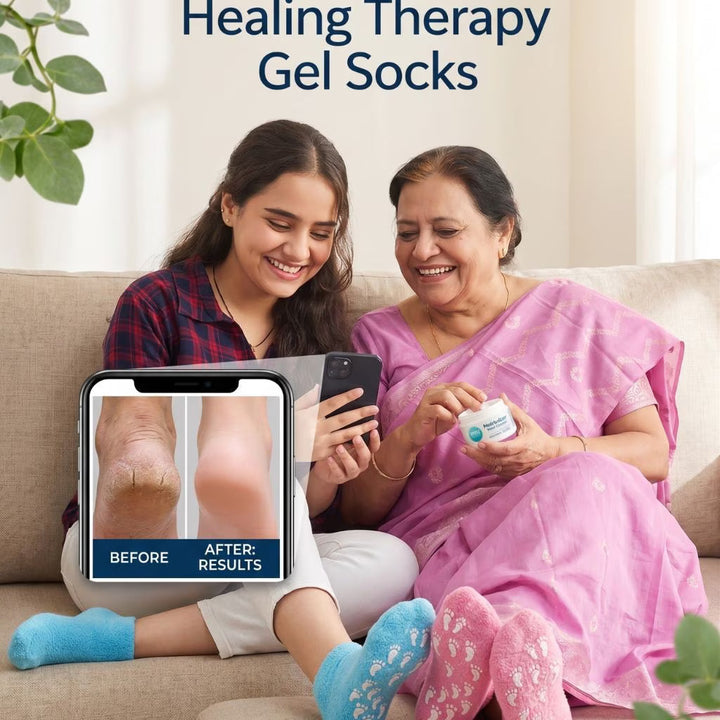 Healing Therapy Gel Socks✨ | Buy One Get One Free 🔥| Adjustable Size
