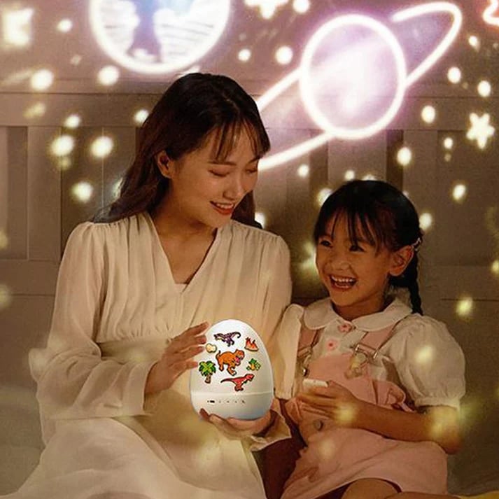 🎄Dinosaur Egg Night Light Projector with Bluetooth Speaker For Kids