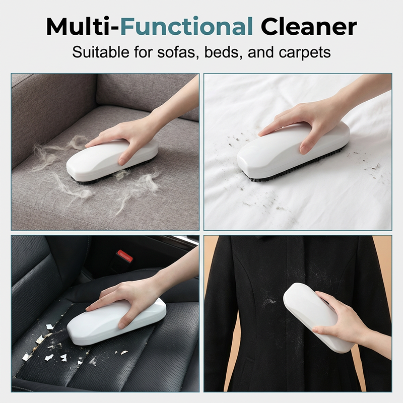 Portable Pet Hair & Crumb Remover Brush🔥- Buy 1 Get 1 Free