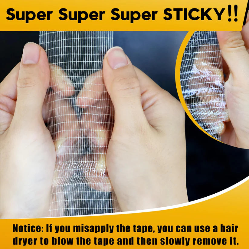 Strong Fiberglass Mesh Tape - Heavy Duty Double Sided 5 meters (Buy 1 Get 1 Free)