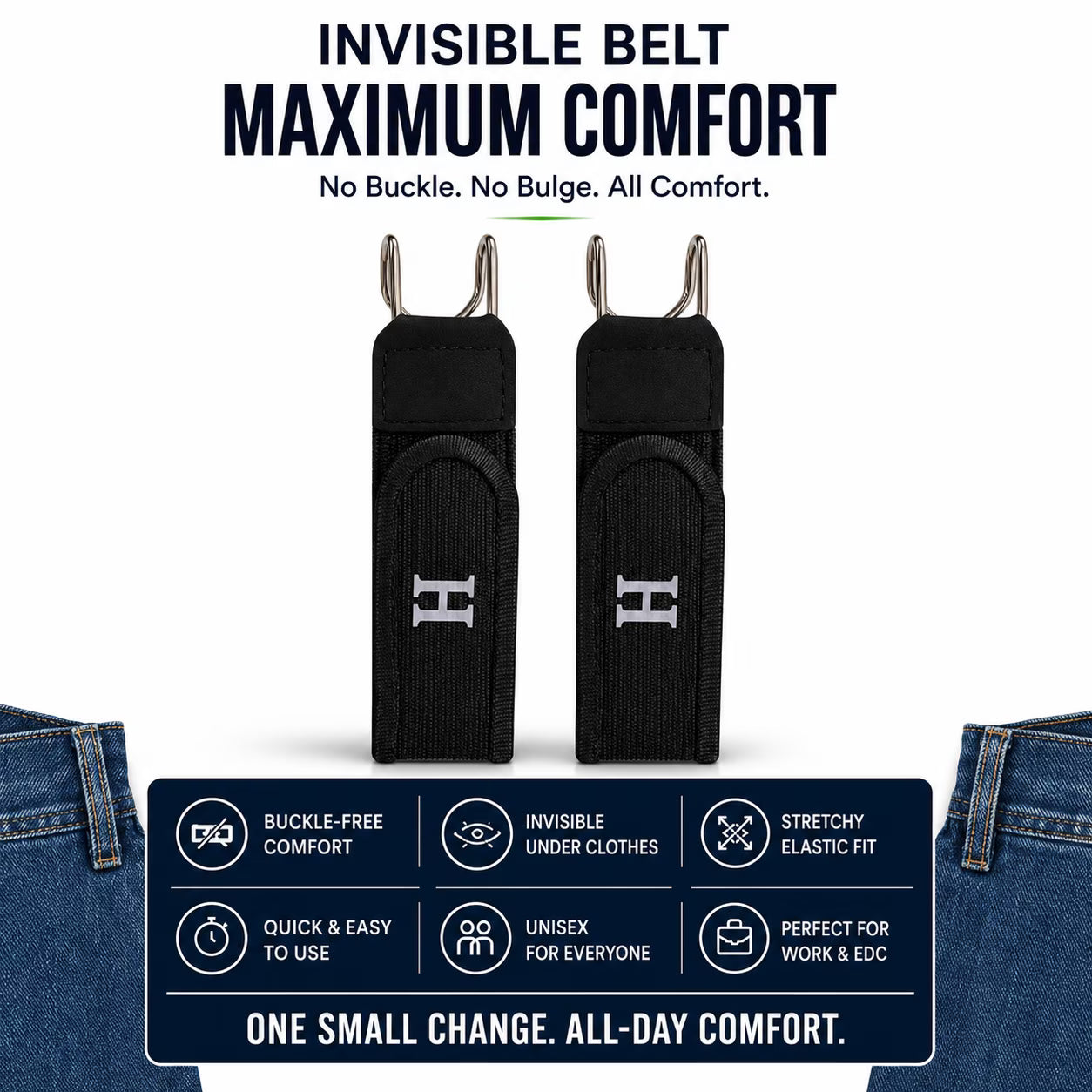 All-Day Comfort Belt | Easy Wear & Secure Hold | BUY 1 GET 1 FREE