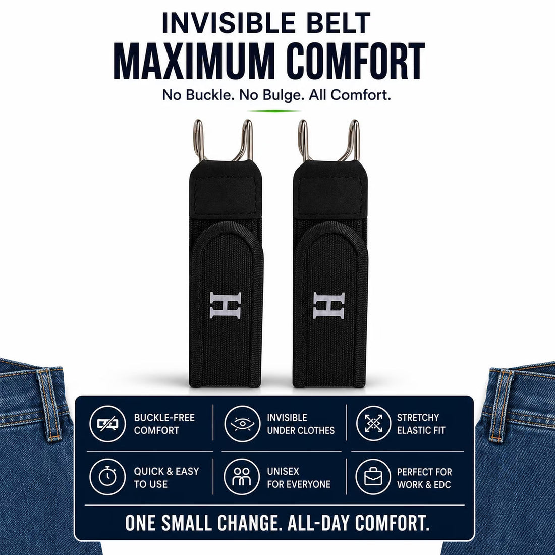 All-Day Comfort Belt | Easy Wear & Secure Hold | BUY 1 GET 1 FREE
