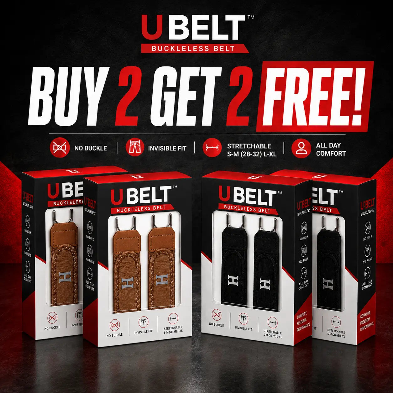 All-Day Comfort Belt | Easy Wear & Secure Hold | BUY 1 GET 1 FREE