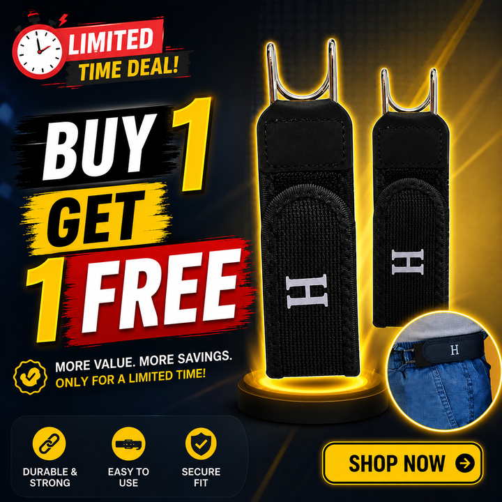 Adjustable Buckleless Elastic Waist Belt Buy 1 Get 1 Free