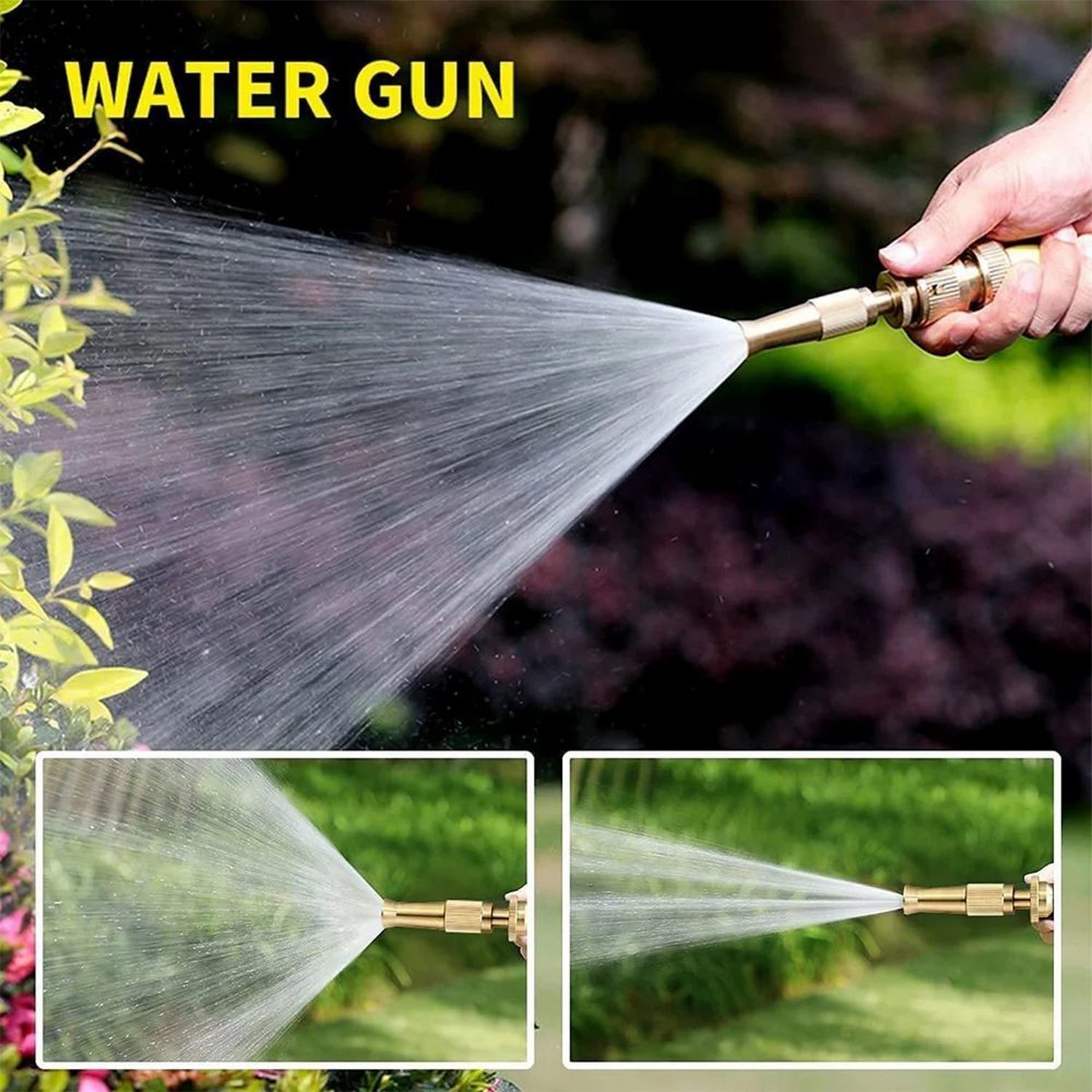 Multi-Function Brass Spray Nozzle – Adjustable Jet Spray for Car & Garden