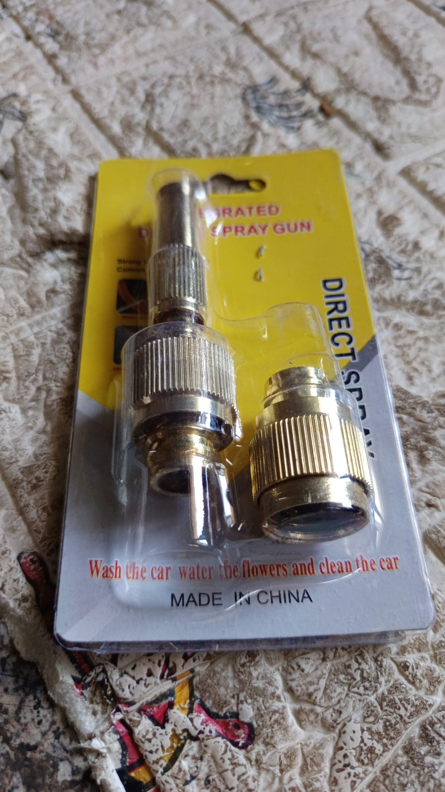 Multi-Function Brass Spray Nozzle – Adjustable Jet Spray for Car & Garden