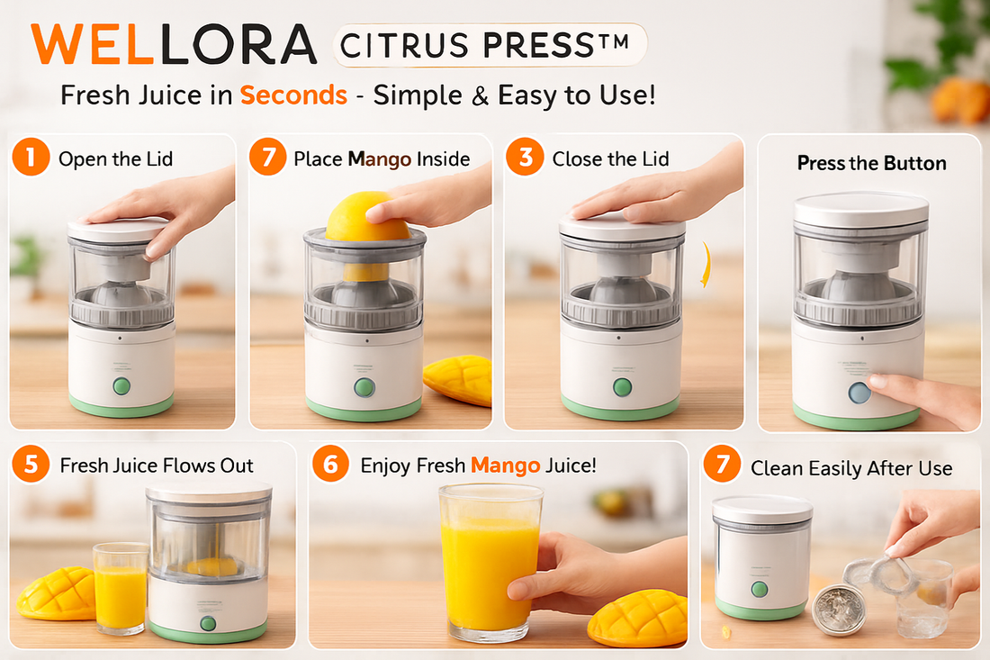 🍊 WELLORA CITRUS PRESS™ PRO ✨50% OFF