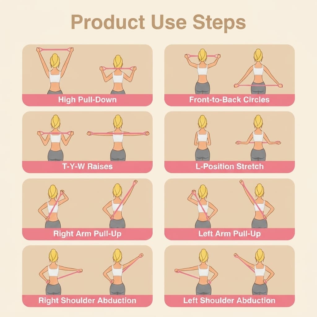 Figure 8 Workout Resistance Band for Yoga (Buy 1 Get 1 Free)