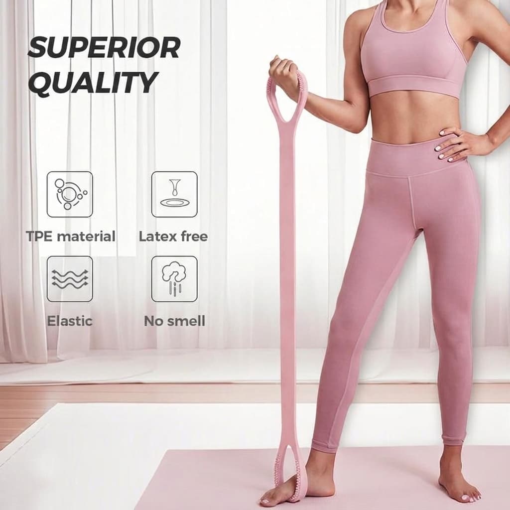 Figure 8 Workout Resistance Band for Yoga (Buy 1 Get 1 Free)