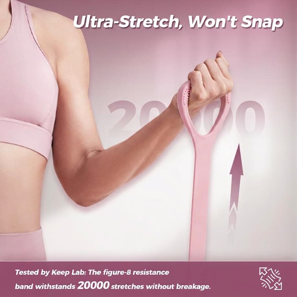 Figure 8 Workout Resistance Band for Yoga (Buy 1 Get 1 Free)