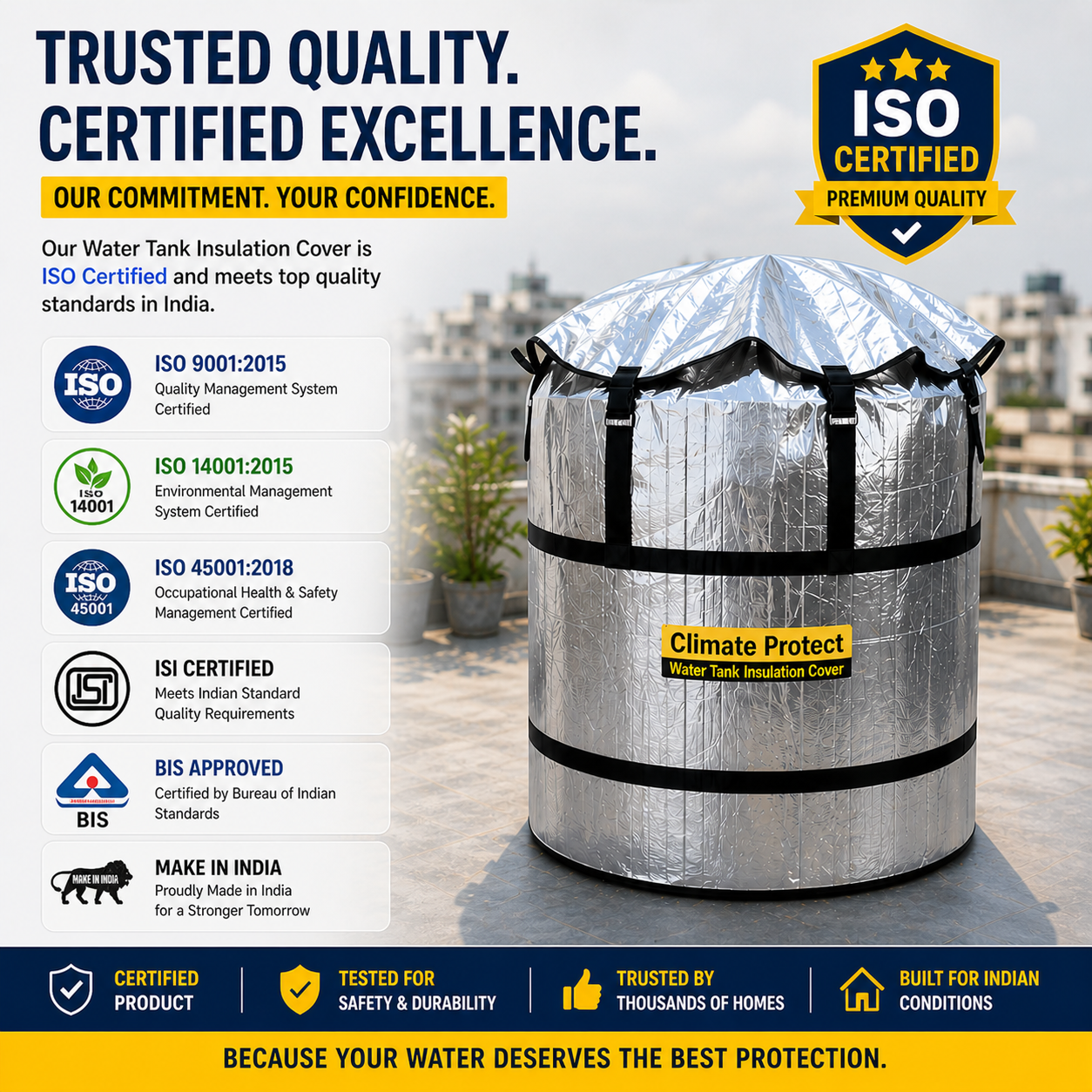 Climate Protect Water Tank™ Insulation Cover