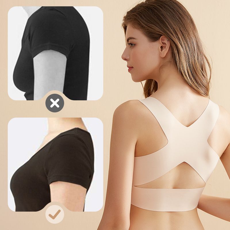 🎉LAST DAY SALE - 50% OFF⚡Front Closure Cross-Back Wireless Posture Bra